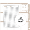 Coffee Dot Icon Stickers | 178