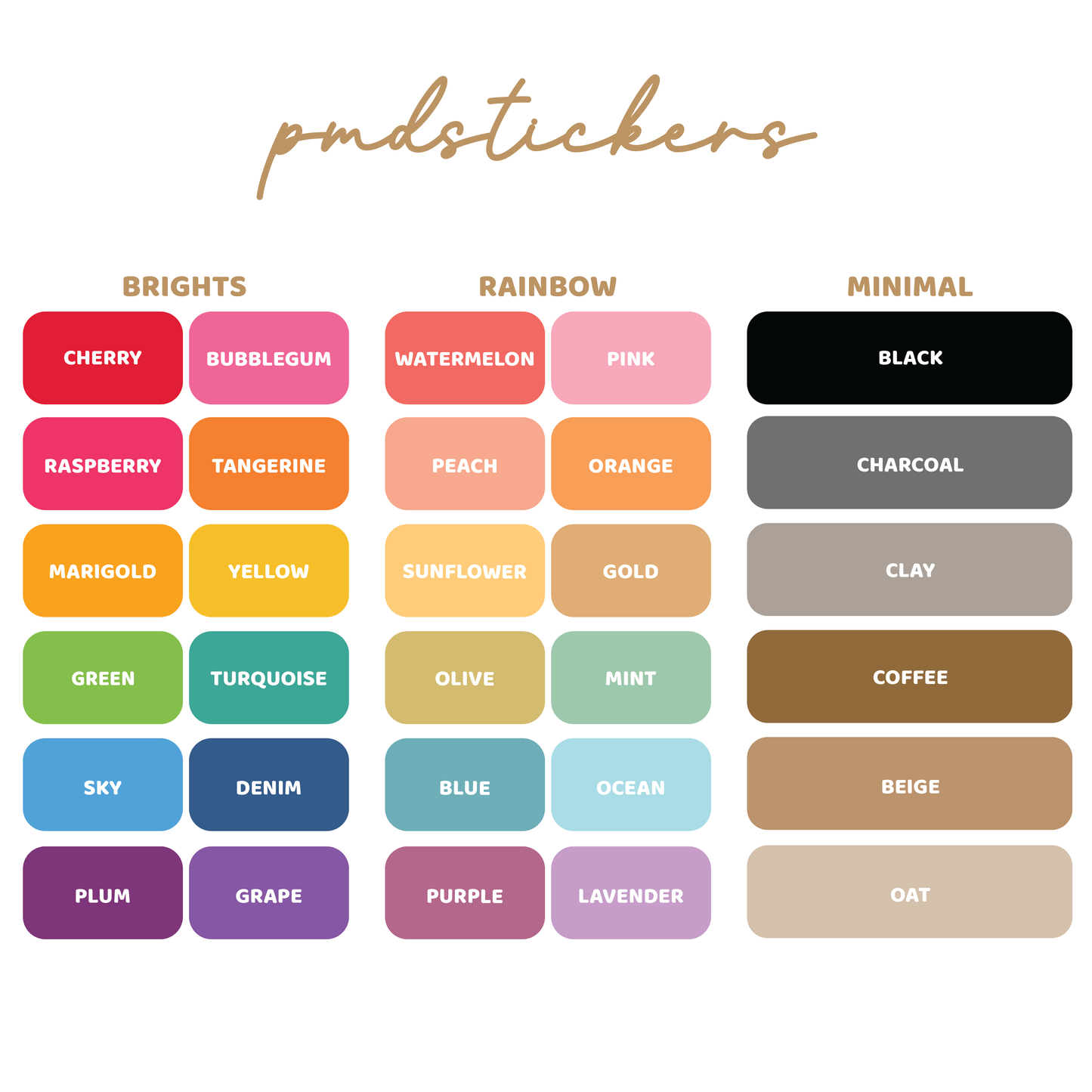 Custom Tiny Headers Stickers | Custom Planner Stickers | C29