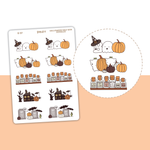 Halloween Half Box Doodles Stickers | D57