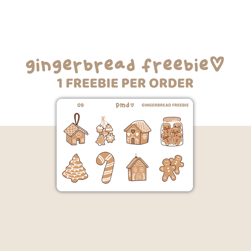 Gingerbread Freebie | 1 Freebie per order | 09