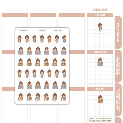 Mail Stickers | PMD People Planner Stickers | PMD02