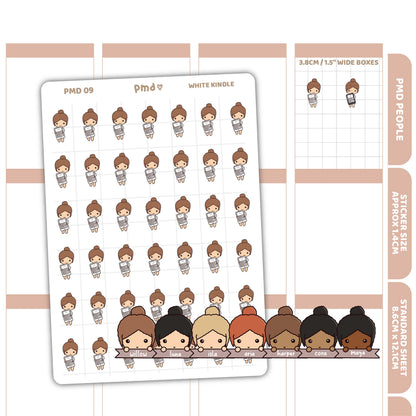 Kindle Stickers | PMD People Planner Stickers | PMD09