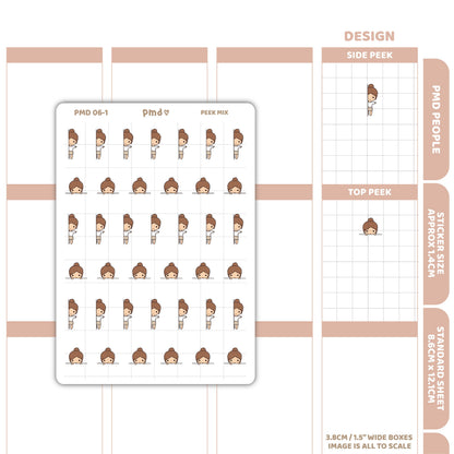 Peek Stickers | PMD People Planner Stickers | PMD06