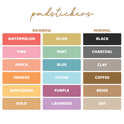 Digital Download Tiny Dot Stickers | Basic Planner Stickers | B02-D