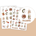 Minimal Christmas & Countdown 2023 Stickers | D69