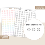 Basic Emotions Mix Icon Stickers | DI47