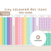 Tiny Coloured Dot Icon Stickers | 700+ Icons | ICON F000