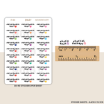 Physio Appt/Physical Therapy Stickers | FI45