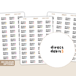 Direct Debit Stickers | FI50