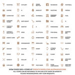 Small Filled Icon Stickers | 700+ Icons | ICON K000
