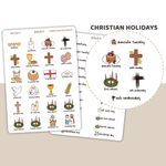 Christian Holiday Stickers | HO03