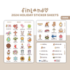 2024 Finland Holiday Stickers | HO05-FIN