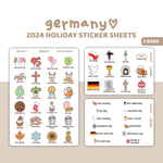 2024 Germany Holiday Stickers | HO05-GER