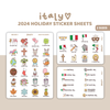 2024 Italy Holiday Stickers | HO05-ITA