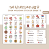 2024 Netherlands Holiday Stickers | HO05-NET