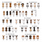 Dog Pet Stickers | Pet Stickers | 60+ Breeds | PET01