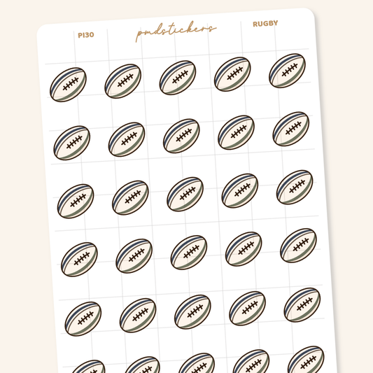 Rugby Pocket Icon Stickers | Planner Stickers | PI30
