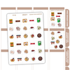 Aussie Food Sampler Stickers | PMD Drawn Icons | PI46
