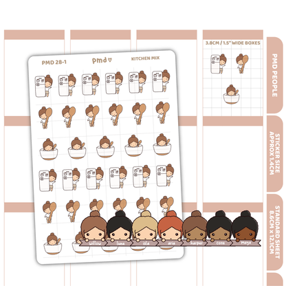 Kitchen Stickers | PMD People Planner Stickers | PMD28