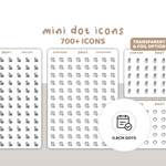 Mini Dot Icon Stickers | 700+ Icons | ICON S000