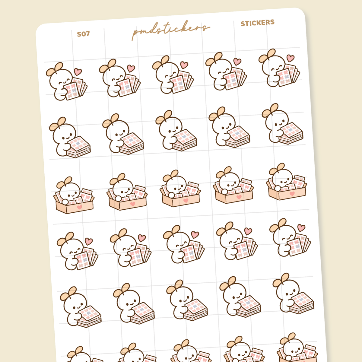 Stickers Sprout Character Stickers | Planner Stickers | S07