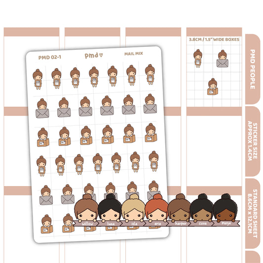 Mail Stickers | PMD People Planner Stickers | PMD02