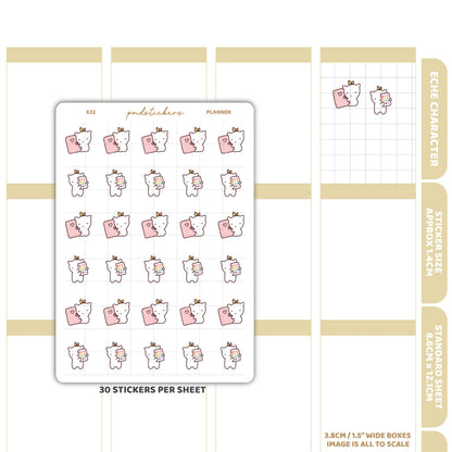 Planner Stickers | Eche Character Planner Stickers | E22