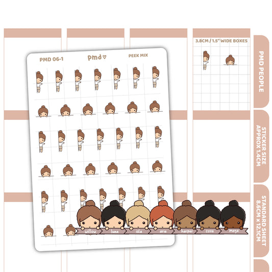 Peek Stickers | PMD People Planner Stickers | PMD06