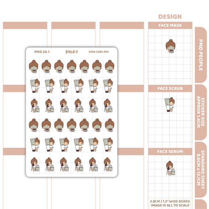 Skin Care Stickers | PMD People Planner Stickers | PMD26