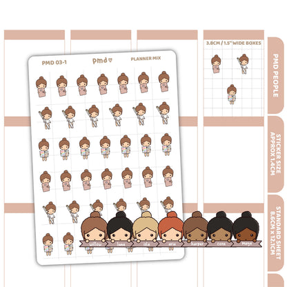 Planner Stickers | PMD People Planner Stickers | PMD03