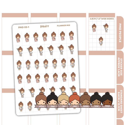 Planner Stickers | PMD People Planner Stickers | PMD03