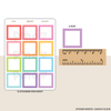Square Box Stickers | B15
