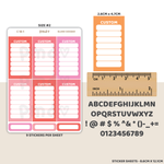 Custom Blank Sidebar Box Stickers | C18