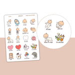 Baby Milestones Stickers | D31