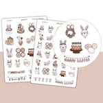 Minimal Easter & Countdown 2022 Stickers | D43