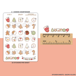 Christmas Cookies & Countdown 2022 Stickers | D60