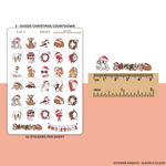 Aussie Christmas & Countdown 2022 Stickers | D62