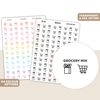 Grocery Mix Icon Stickers | DI06