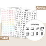 Study Mix Icon Stickers | DI15