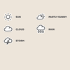 Weather Mix Icon Stickers | DI21