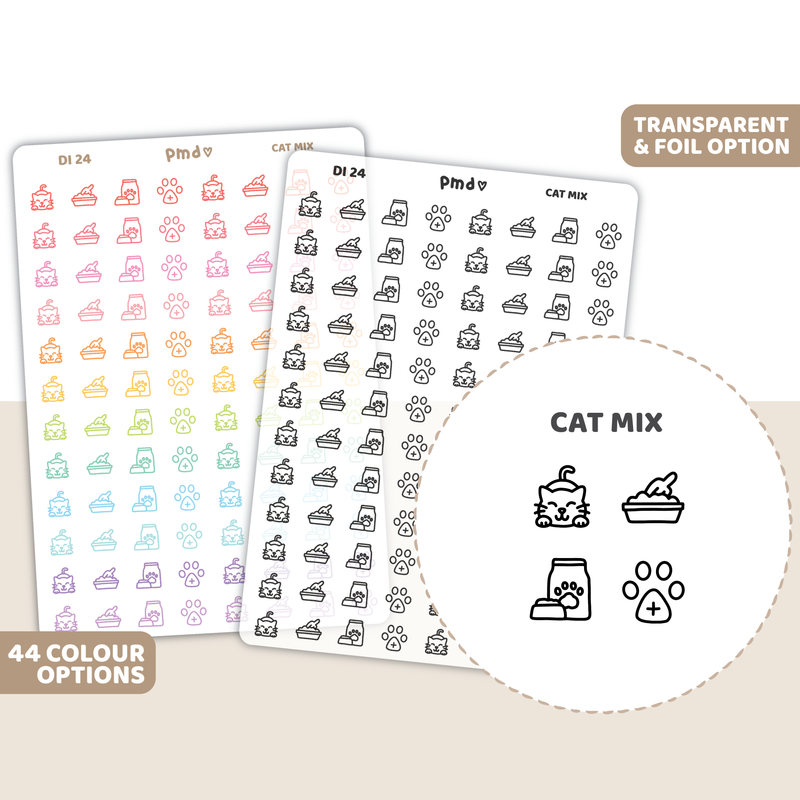 Cat Mix Icon Stickers | DI24