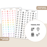 Travel Mix Icon Stickers | DI42
