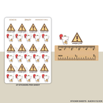Emergency Drill Eche Stickers | ECHE35