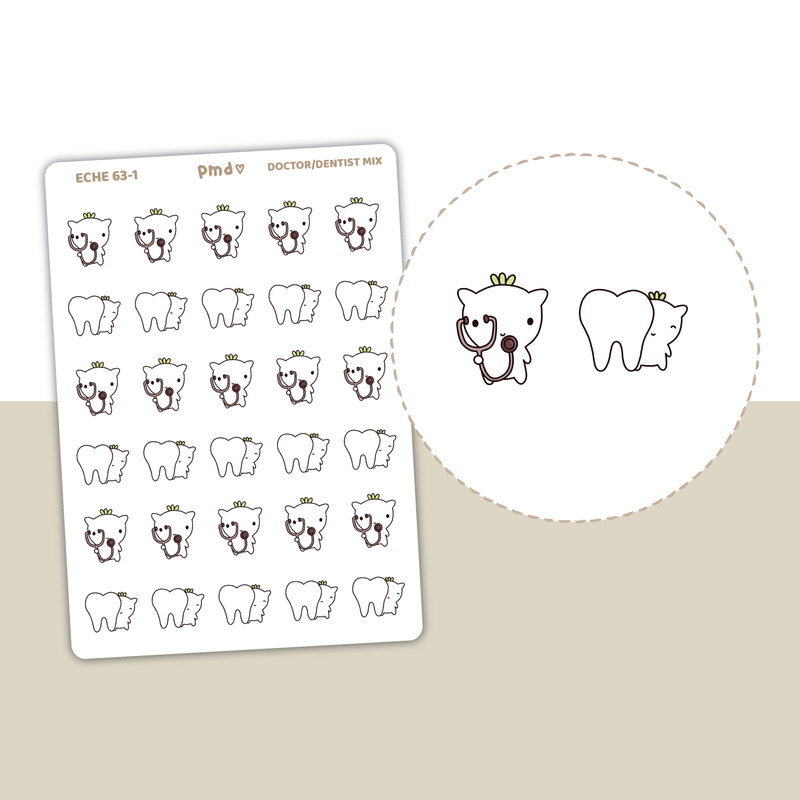 Doctor/Dentist Eche Stickers | ECHE63