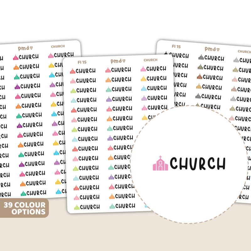 Church Stickers | FI15
