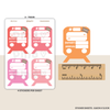 Travel Full Box Stickers | Flight, Hotel, Train & Road Trip Stickers | FS17