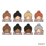 Crochet PMD People Stickers | PMD46