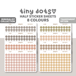 Half Sheet Tiny Dot Stickers | Minimalist | S23